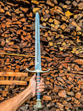 Handmade Steel Sword  with Wood and Leather Handle