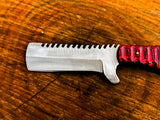 Handmade Bull Cutter Cowboy Knife with Leather Sheath