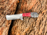 Handmade Bull Cutter Cowboy Knife with Leather Sheath