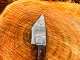Handmade Kiridashi Knife Damascus Steel Fixed Blade Pocket Knife