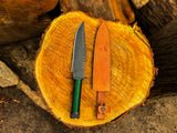 Rambo First Blood Hunting Knife with Green Nylon Wrapped handle